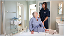 In-Home Senior Care Bathing